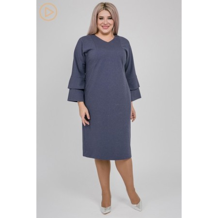 Women's dress, size 54, blue color