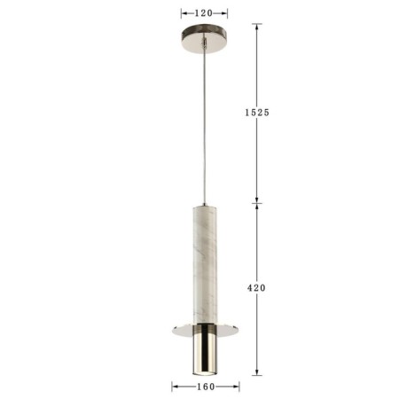 Rocky suspension 160 mm, GU10LED 5W-2