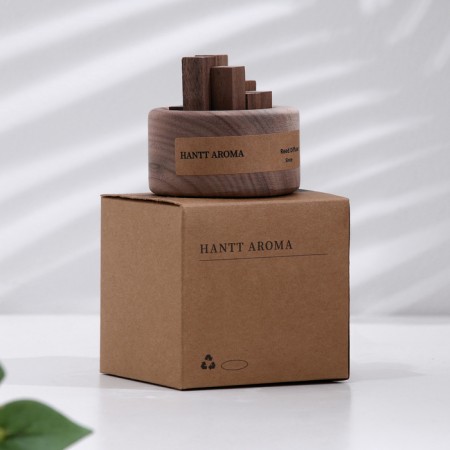 Set of wooden diffuser "Hantt Aroma", moss, with 10 ml essential oil, in the box-3