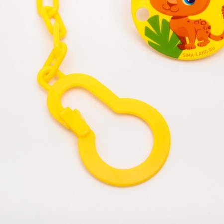 Holder for the nipple - dummy "Trend. Leopard ", on the chain-1
