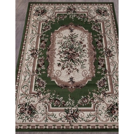 Rectangular carpet Merinos gavana, size 180x350 cm, color Green