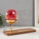 Photo frame wood 9x13 cm with backlight "roses in a ball on the stand" USB 25.8x9.5x18 cm