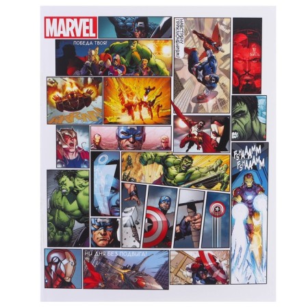 A set of first grader in the folder, avengers, 30 items-2