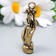 Souvenir brass "Hand with lotus" 4.5x1.5 cm