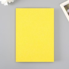 Foamiran glitter 2 mm, 20x30 cm, bright yellow