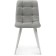 Stools on a metal frame chilli to metal/velor, white/gray 44x50x85 cm