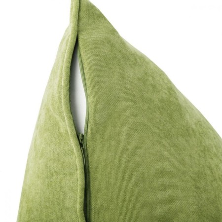 Decorative pillowcase "Tina", size 45x45 cm, green color-1
