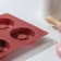 The form for baking the share of “sweets”, silicone, 29 × 17 cm, 6 cells, d = 6.8 cm, color mix