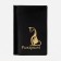 Cover for passport, black color