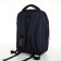 Backpack - male bag, textiles, blue color
