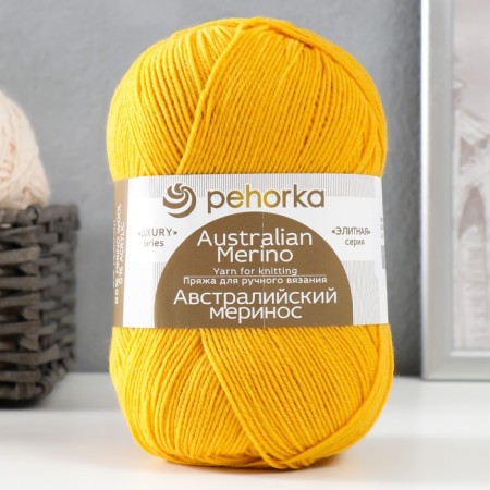 The yarn "Australian Merinos" 95%Merinos. Wool, 5% acrylic volume 400m/100g (340-list)