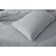 A set with a covering “Erica”, size 160x220 cm, 50x70 cm, gray color