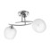 Luer "Luis" 2XE27 40W chrome 50x17x24cm