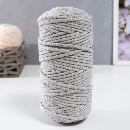 Knitting cord "Puff" 100% cotton width 5mm 100m (St.