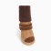 Tall boots with stocking, set 4 pcs, size 2 (sole 4.6 x 3.8 cm), brown
