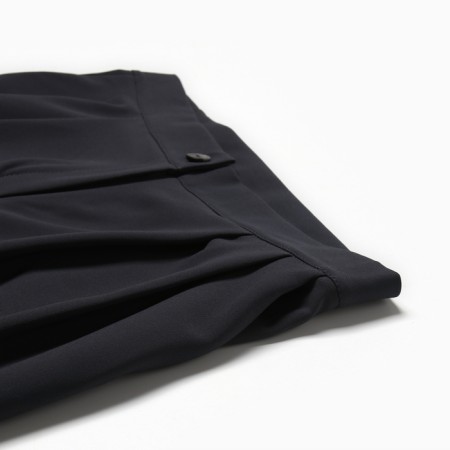 Female trousers, graphite color, size m (44)-1