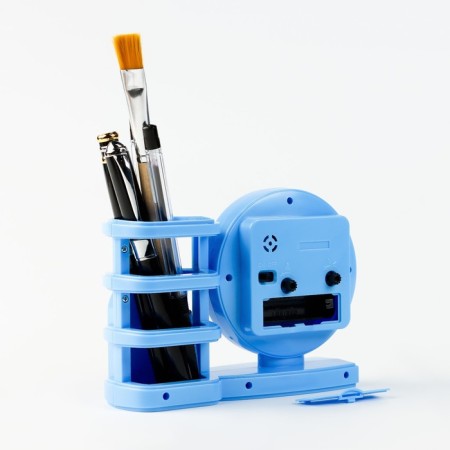 Clock - desktop organizer "Minim", discrete move, D -10 cm, 15 x 5 x 11 cm, aa-2