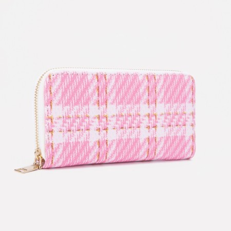 Women's wallet with lightning, pink color