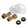 Soul mixer Zein Z3670, one-leaf, without a shower set, ABS plastic, white