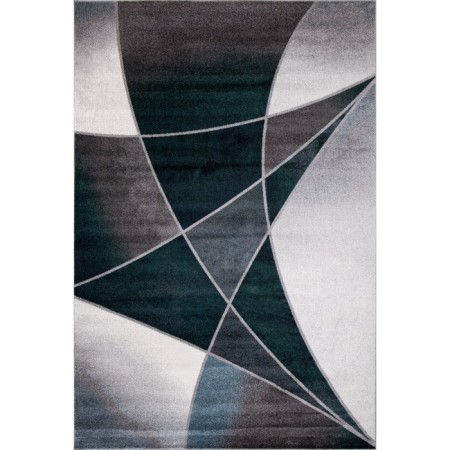 Rectangular carpet London D832, size 120x180 cm, color Gray-Blue