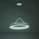 Salerno lamp "LED 60W 3000-6000K with a white-gold 50x50x100 cm
