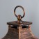 Nightlight "Loft Loft" LED black with a copper patina 13x13x31 cm Risalux