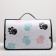 Bag - Frame Animal Carriage, 45 x 25 x 30 cm white with paws