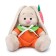 Soft toy "Bunny mi in an orange overalls", 15 cm