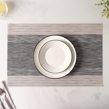 Serving napkin on the Cosmos table, 45 × 30 cm, gray color-5