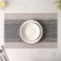 Serving napkin on the Cosmos table, 45 × 30 cm, gray color