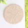 Napkin, d = 20 cm, polyester fiber, beige