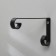 Kashpo Kashpo, forged, 23 cm, metal, black