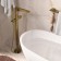 Wasserkraft Sauer 7121 bath mixer, floor, shower, brass, gold