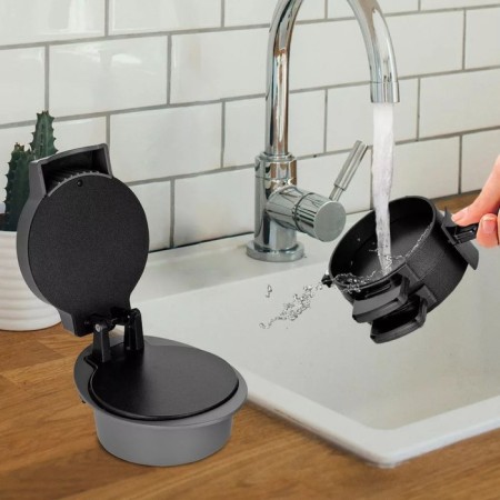 Sandwichmaker KitFort KT-3694, 700 W, D = 10.5 cm, cord 1 m, black-4