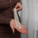 Picking for curtains "Star", pearls on elastic band, d = 4 cm, 2 × 43 cm, white color