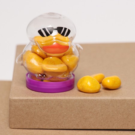 The basis for creativity and decor is a jar with a “duck” lid, size - 5.5 × 5 × 4.5 cm, mix color-3