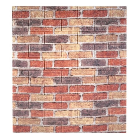 Self -adhesive PVC panel "Multi -colored brick" 78*69cm-1