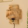 Lamp wall -mounted from the rattan "Crown" 1x120W, E27, 25x15x30 cm