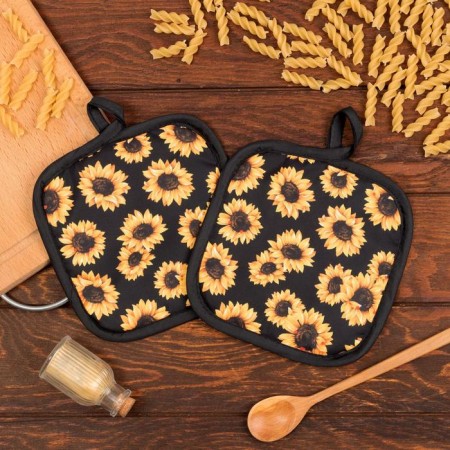 The kitchen set of the “Sunflower” shares, a severity of 17*17 cm - 2 pcs, 100% p/e