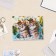 Calendar quarterly Mini-Crio "Ears on the crown" 2025, 19.5 x 47 cm