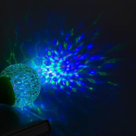 Light device "Cup" 10 cm, glow RGB, 220 V, green-2