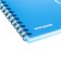 Notepad for spirals A5, 80 sheets, cage, Erichkrause "Mirage", plastic cover silk -screen cover, OFSET BELICE 100%, blue