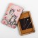 Magnetic needle "cats and butterflies", 8 × 5.5 cm, pink color