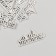Decor Metal for creativity "Mountain - Place of Power" 2.5x1.4 cm