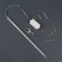Garland "icicles" melting 0.3 m, IP44, transparent thread, 18 LED, white glow, overflows, 220 V