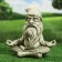 Garden figure "Dwarf yogi in the lotus pose" 30x29x16cm