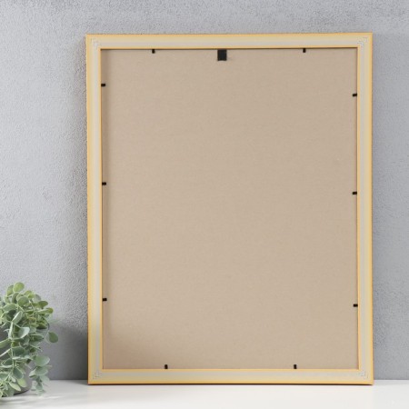 Photo frame plastic 40x50 cm, gold (plastic screen)-3