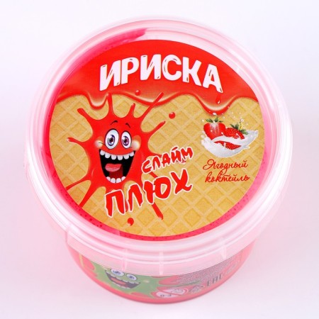 Slime "Plus" "Irisk", container 100 g, berry cocktail-2