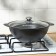 Kazan, 3.5 l, glass cover, cast handles, anti -stick coating, color dark marble