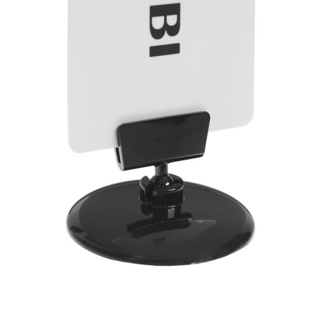 Caulic holder on a round stand, plastic, d = 5 cm, h = 3.5 cm, black color-3